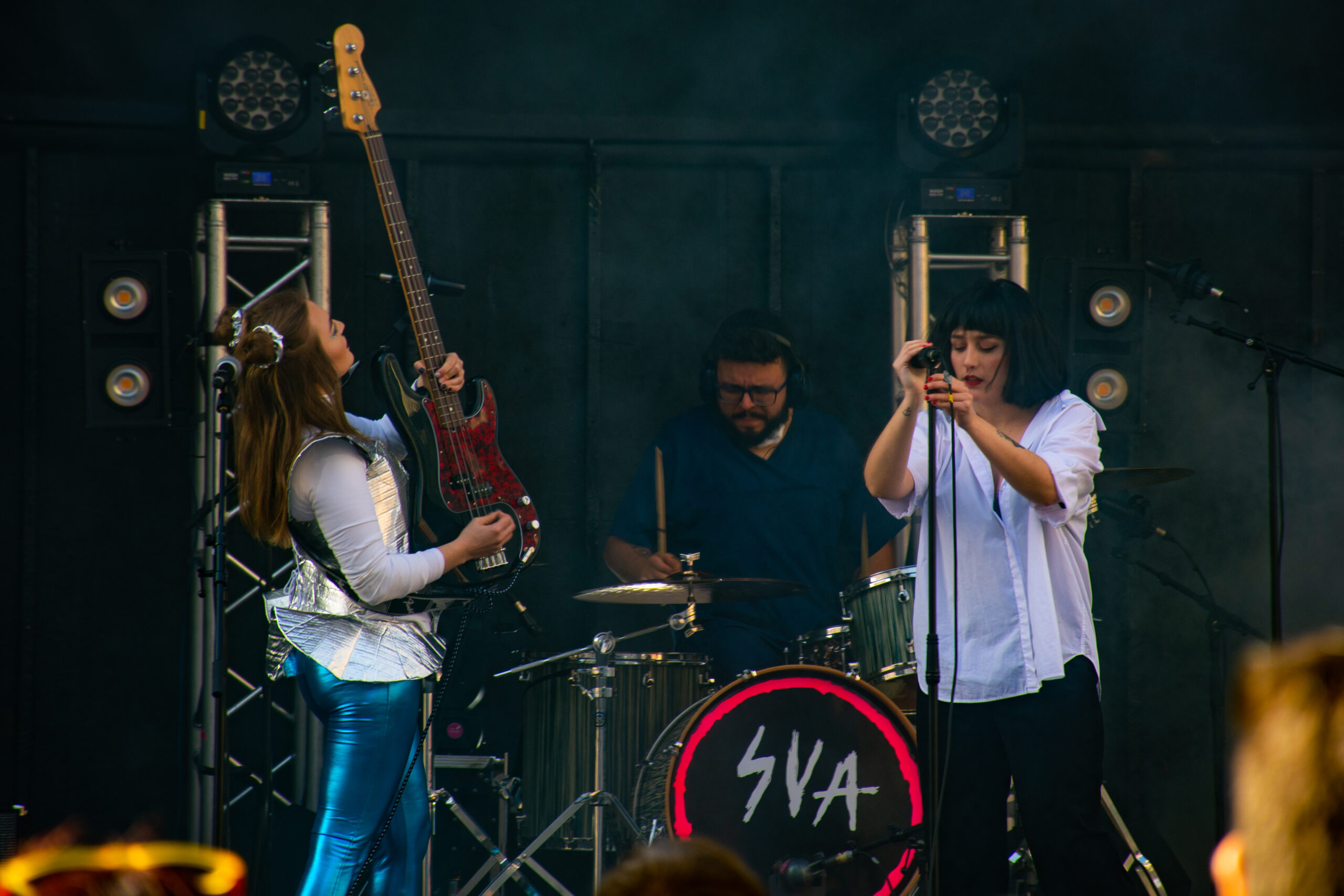 A Metal Band Performing in Spain