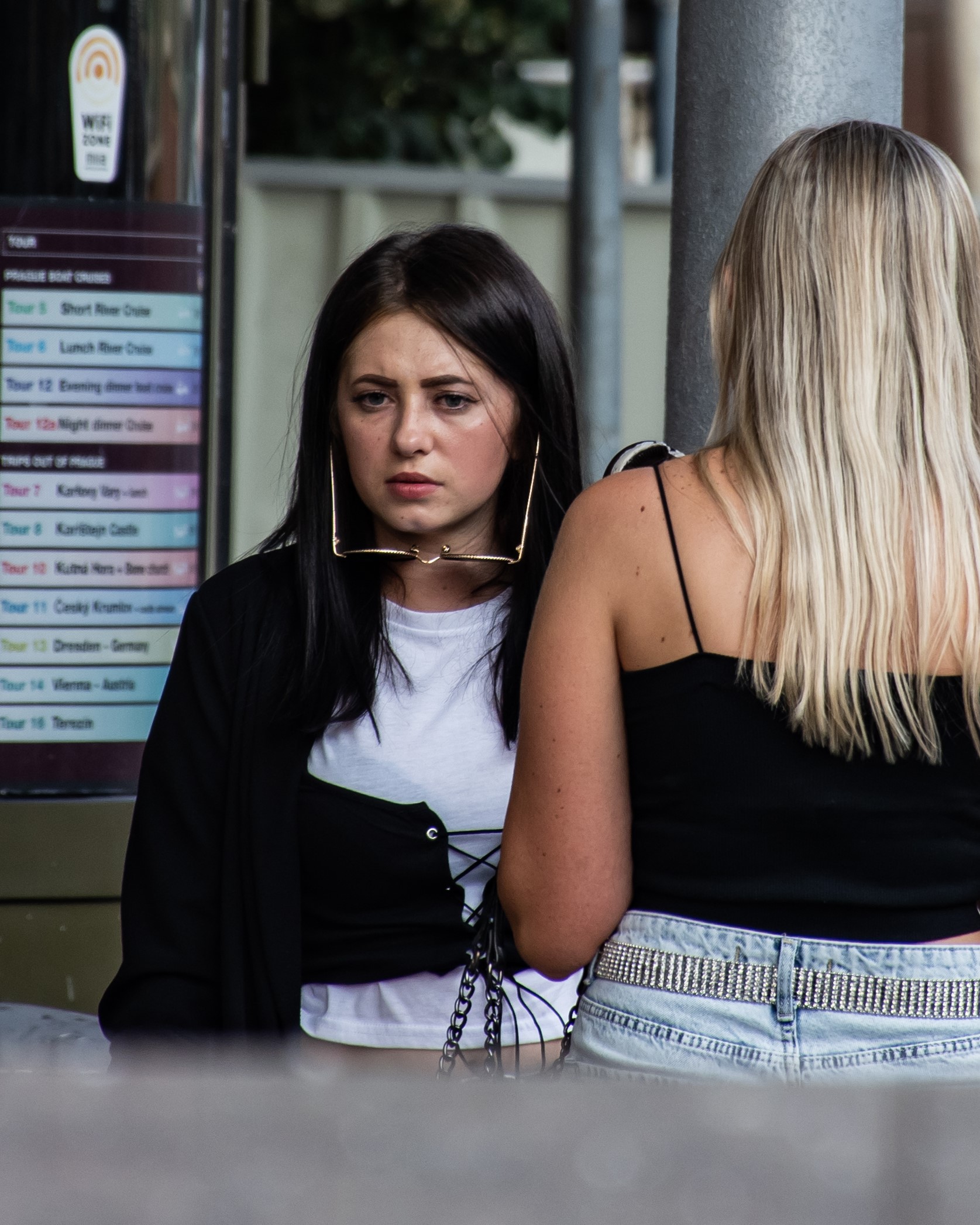 Girl reconsidering
